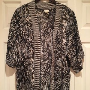 NWOT H&M Zebra Print Kimono